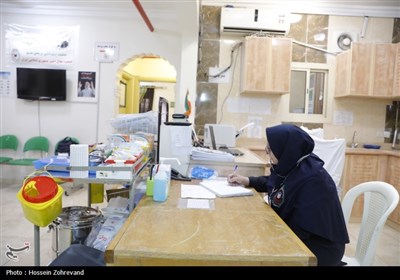 بازدید سرپرست حجاج ایرانی از مرکز پزشکی جمعیت هلال احمر در مدینه