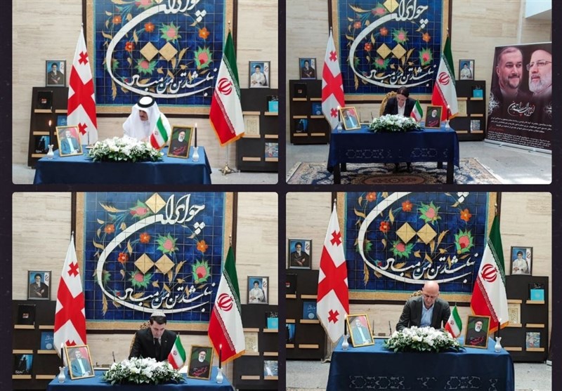 گشایش دفتر یادبود رئیس جمهور و همراهان در سفارتخانه‌ها + عکس 7