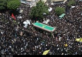 مراسم تشییع شهید رئیسی و شهدای خدمت در تهران