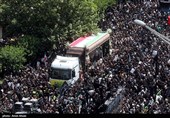 تشييع جثامين الرئيس الإيراني ووزير الخارجية ورفاقهما