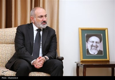 دیدار نیکول پاشینیان نخست وزیر ارمنستان و هیئت همراه با رهبر معظم انقلاب