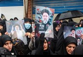 سوگواری مردم نقاط مختلف یزد در عزای شهید رئیسی
