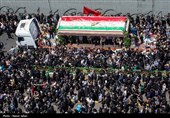 تشییع پیکر شهدای خدمت در تهران - 4