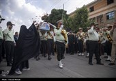 آیین تشییع پیکر مطهر شهید امنیت سرهنگ مسعود کرمى