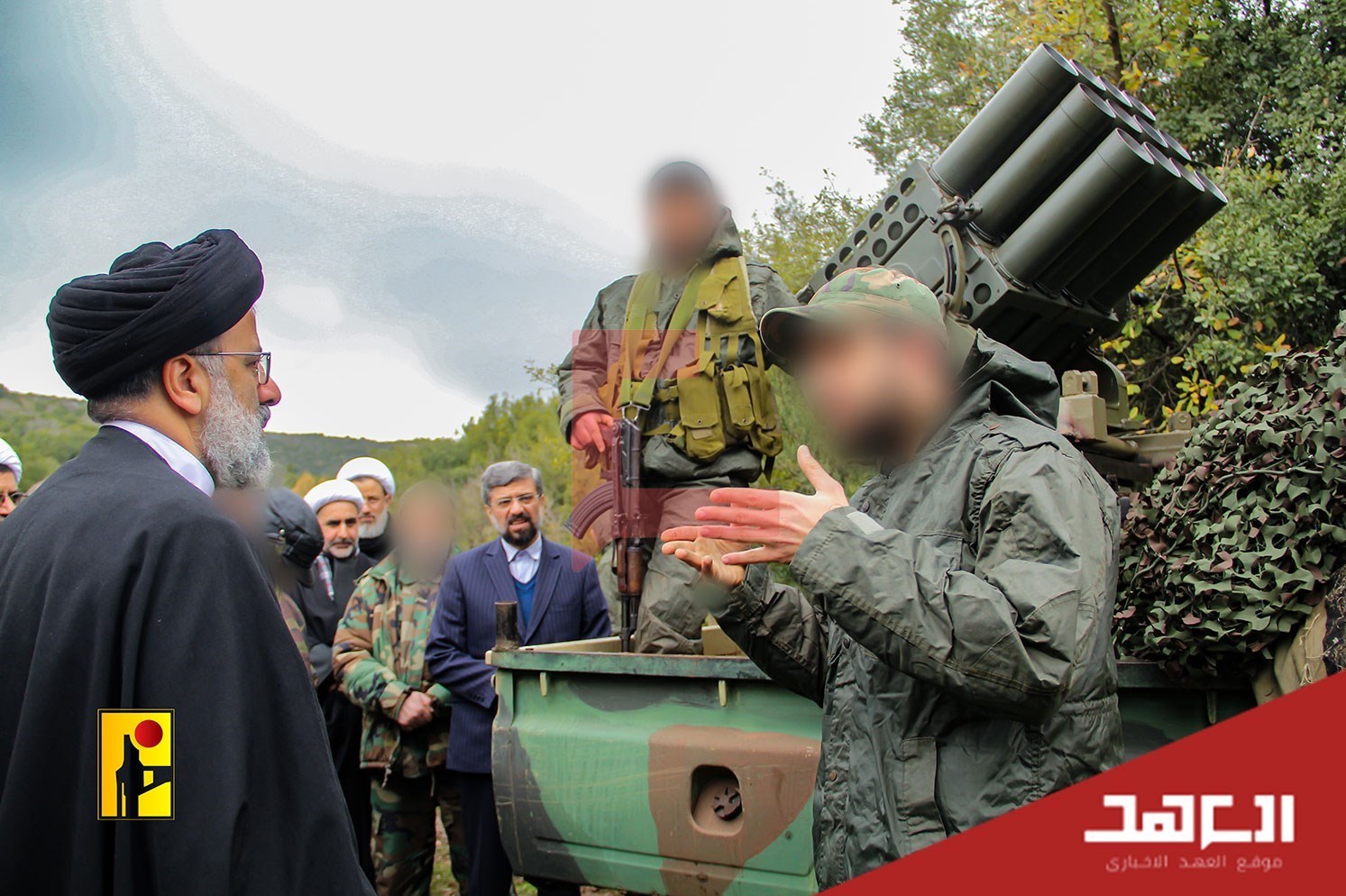 تصاویر بازدید شهید رئیسی از پایگاه حزب الله در جنوب لبنان 3