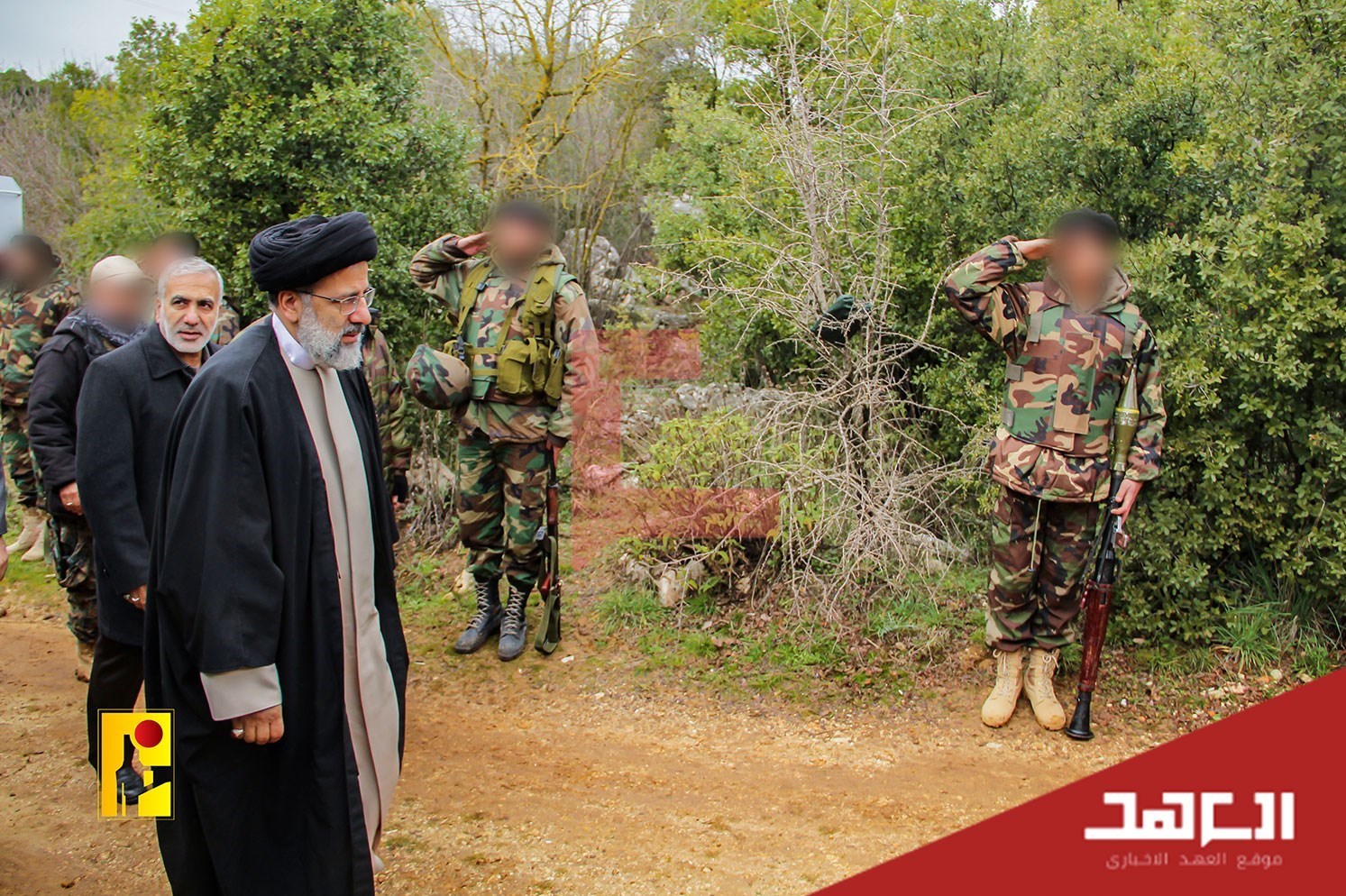 تصاویر بازدید شهید رئیسی از پایگاه حزب الله در جنوب لبنان 2