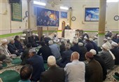 مراسم شهدای خدمت در مسجد حنفیه اهل سنت بجنورد برگزار شد