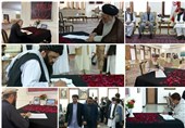 امضای دفتر یادبود شهدای خدمت توسط مقامات و شخصیت‌های افغان
