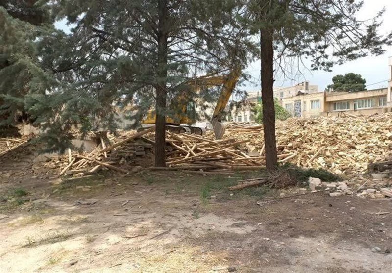 تخریب کامل دومین بیمارستان تاریخی کشور