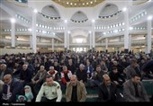 مراسم بزرگداشت شهدای  سانحه هوایی در میعادگاه نماز جمعه زنجان