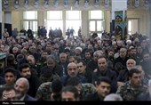 مراسم بزرگداشت شهدای  سانحه هوایی در میعادگاه نماز جمعه زنجان