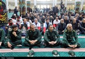 مراسم بزرگداشت شهدای  سانحه هوایی در میعادگاه نماز جمعه زنجان