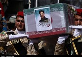 تشییع پیکر شهید سرگرد بهروز قدیمی-زنجان