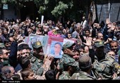 تشییع پیکر شهید سرگرد بهروز قدیمی-زنجان