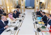 نشست مشترک ماکرون با چند کشور عربی در کاخ الیزه درباره غزه