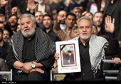 مراسم بزرگداشت رئیس‌جمهور شهیدوهمراهانش با حضور رهبر معظم انقلاب