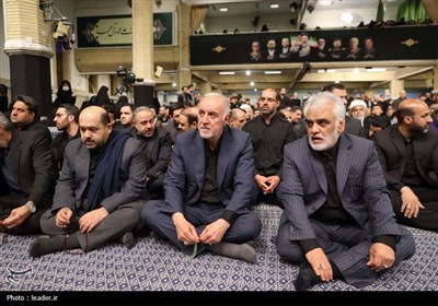 مراسم تأبين الرئيس الإيراني ورفاقه الشهداء بحضور الإمام الخامنئي