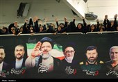 مراسم بزرگداشت رئیس‌جمهور شهیدوهمراهانش با حضور رهبر معظم انقلاب