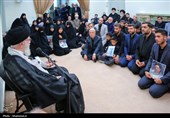 دیدار خانواده‌های شهدای خدمت با رهبر معظم انقلاب