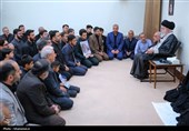 دیدار خانواده‌های شهدای خدمت با رهبر معظم انقلاب
