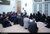 دیدار خانواده‌های شهدای خدمت با رهبر معظم انقلاب