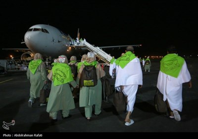اعزام اولین گروه از حجاج بیت الله الحرام از فرودگاه همدان