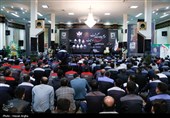 مراسم عزاداری جامعه کارگری زنجان  بمناسبت گرامیداشت شهدای خدمت