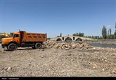 ادامه احیای پل میربهاءالدین زنجان