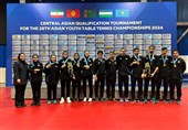 قهرمانی پسران و دختران جوان تنیس روی میز در آسیای میانه