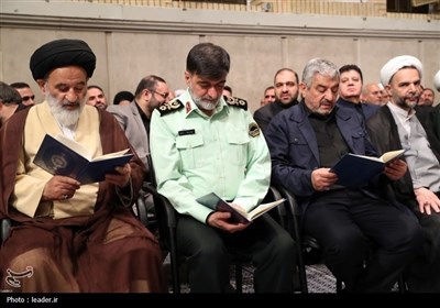 Присутствие верховного лидера революции на церемонии поминовения мученика Сейеда Ибрахима  аиси и сопровождающей его делегации