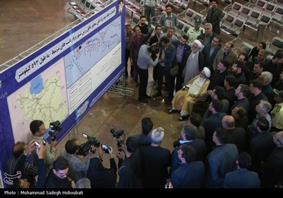 افتتاح راه‌آهن یزد اقلید توسط وزیر راه