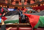 اهتزاز پرچم فلسطین در پارلمان‌های فرانسه و ایتالیا