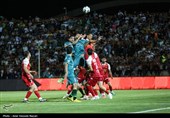 دیدار تیم های فوتبال شمس آذر قزوین و پرسپولیس