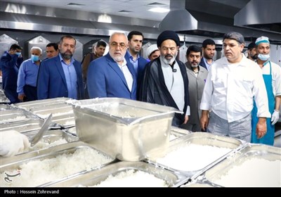 بازدید سرپرست حجاج ایرانی از آشپزخانه دخیل و زین مدینه