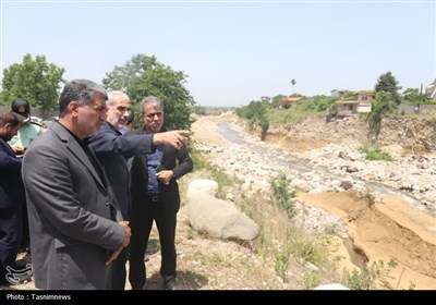 بازدید از پروژه‌های عمرانی، آبرسانی، درمانی غرب مازندران