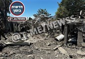 تخریب پادگان ارتش اسرائیل در پی حمله موشکی حزب الله