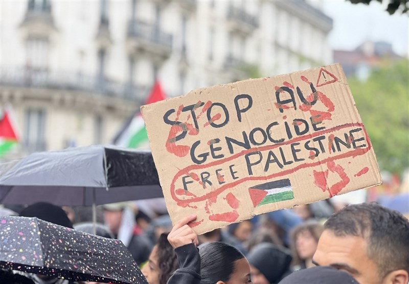 تظاهرات حمایت از فلسطین در فرانسه