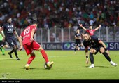 دیدار تیم های فوتبال نساجی مازندران و فولاد خوزستان