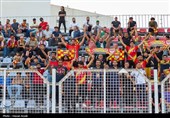 دیدار تیم های فوتبال نساجی مازندران و فولاد خوزستان