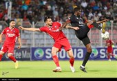 دیدار تیم های فوتبال نساجی مازندران و فولاد خوزستان
