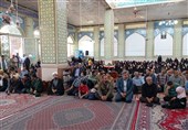 مراسم اعزام کاروان ارتحال امام در شرق شیراز