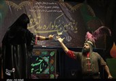 عزاداری تعزیه‌خوانان ‌در سوگ امام (ره) در ده‌زیار‌ +‌ تصاویر