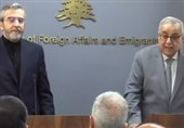 نشست خبری علی باقری و وزیر خارجه لبنان
