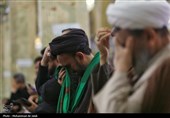 دسته عزای خادمان و زائران  حرم حضرت معصومه (س) بمناسب شهادت امام جواد (ع)