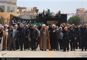 دسته عزای خادمان و زائران  حرم حضرت معصومه (س) بمناسب شهادت امام جواد (ع)