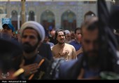 دسته عزای خادمان و زائران  حرم حضرت معصومه (س) بمناسب شهادت امام جواد (ع)