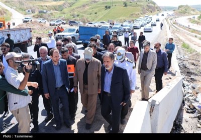 بازدید وزیر کشور از محور بجنورد آشخانه