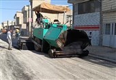 زیرسازی آسفالت مناطق محروم شیراز