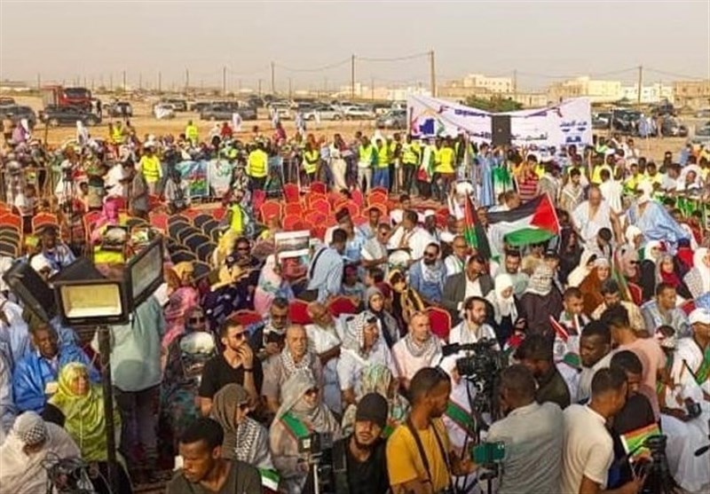 تظاهرات ضدصهیونیستی شهروندان موریتانی