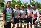4 مدال برای ایران در دوچرخه‌سواری قهرمانی پیشکسوتان آسیا